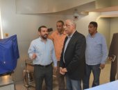 صور.. رئيس اتحاد الكرة السابق يزور مستشفى شفاء الأورمان للأورام بالأقصر