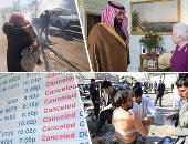 صور العالم هذا المساء.. ملكة بريطانيا تستقبل الأمير محمد بن سلمان بقصر باكنجهام.. قتلى وجرحى فى تفجير انتحارى بأفغانستان.. إلغاء رحلات طيران فى نيويورك بسبب الثلوج.. الاحتلال يقمع النساء فى يوم المرأة العالمى