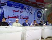 صور.. رئيس "مستقبل وطن": نعرف قيمة الأرض وكيف حافظ عليهما "السيسى"