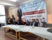 صور.. أهالى قرية المنيرة بالخارجة يعقدون مؤتمرا لدعم ترشح الرئيس السيسى