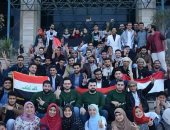 طلاب طب المنوفية يحتفلون مع زملائهم العرب بيوم الشعوب