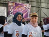 صور.. ماراثون ومسيرة نسائية لأول مرة فى الموصل دعما لحقوق المرأة