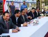 صور.. بدء مؤتمر مستقبل وطن لتأييد السيسى بانتخابات الرئاسة بالحوامدية