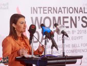سحر نصر فى احتفال البورصة باليوم العالمى للمرأة: كل سنة وكل أم مصرية طيبة