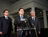 صور.. مسؤول كوري جنوبى: ترامب يلتقى زعيم كوريا الشمالية مايو المقبل