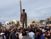 فيديو وصور.. تمثال عبدالمنعم رياض يعود لبورسعيد فى ذكرى الاحتفال بيوم الشهيد