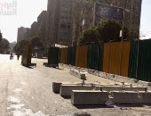 صور.. بدء إغلاق شارع أحمد عرابى 3 سنوات جزئيا ﻹنشاء محطة مترو التوفيقية