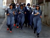 صور.. سعوديات يشاركن فى ماراثون جرى بشوارع جدة احتفالا باليوم العالمى للمرأة