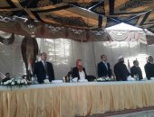 صور.. مؤسسات المجتمع المدنى بالفيوم تنظم مؤتمرًا جماهيريًا لدعم السيسي