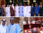 كواليس زيارة "قوى الشر" إلى نيجيريا.. "تنظيم الحمدين" يمد يده لتنظيم "بوكو حرام" الإرهابى تحت ستار "الفدية".. بن خليفة وبن جاسم يظهران علنا لأول مرة منذ 5 سنوات.. والرئيس النيجيرى استقبلهم بـ"علم مجهول"