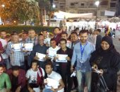 وقفة لأمانة حزب مستقبل وطن بقنا لتأييد السيسى لفترة رئاسية ثانية