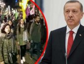 فيديو .. مظاهرات ضد أردوغان فى بروكسل