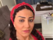 وفاء عامر تنشر صورة جديدة من كواليس مسلسل "نسر الصعيد"