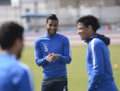 10 صور من تدريبات الزمالك استعداداً لمواجهة الرجاء