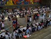 صور.. زحام فى مراكز الاقتراع مع انطلاق الانتخابات التشريعية بكولومبيا