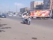 انتظام حركة المرور بشارع أحمد عرابى فى المهندسين