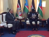 وزير الخارجية يسلم رئيس جنوب السودان رسالة من الرئيس السيسى ويوقع مذكرة تفاهم