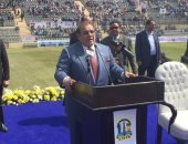 حسن راتب فى مؤتمر جماهيرى أمام 10 آلاف ببتروسبورت: كلنا خلف قيادة رشيدة وحدت الأمة