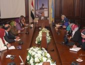 محافظ الإسكندرية يناقش مع المجلس القومى للمرأة انجازات مبادرة "اشراقة" 