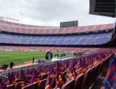 صور.. "كامب نو" جاهز لاحتضان مباراة برشلونة وتشيلسى بدورى الأبطال