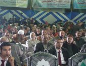 صور.. المئات يتوافدون لحضور مؤتمر حملة "أنت الأمل" لدعم السيسى فى دمياط