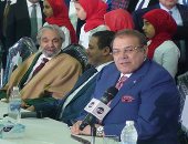 فيديو وصور.. انطلاق مؤتمر "أنت الأمل" لدعم السيسى فى دمياط بحضور حسن راتب