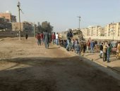 مواطن يشارك بصورة لخروج قطار عن القضبان فى مركز أبو كبير بالشرقية