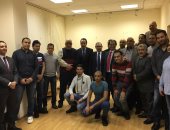 سفير مصر فى روسيا يجتمع بالمصريين لحشدهم للتصويت بالانتخابات الرئاسية