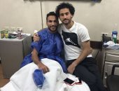 شاهد.. باسم مرسى يزور شوقى السعيد فى المستشفى