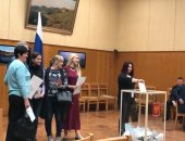 صور.. الروس يتوافدون على سفارة موسكو بالقاهرة للتصويت بانتخابات الرئاسة