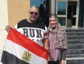 رغم تعنت قطر.. الأسر المصرية تشارك فى الانتخابات الرئاسية بالدوحه.. صور