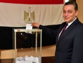 سفير مصر بالمغرب يدلى بصوته فى الانتخابات الرئاسية