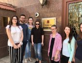 طلاب روس بأسيوط يصوتون فى السفارة الروسية بالقاهرة بانتخابات روسيا