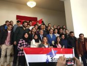 فيديو.. طلاب مصريون بروسيا يقطعون 1200 كيلو للإدلاء بأصواتهم فى الانتخابات