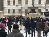 صور.. المصريون تحت الثلوج بأوكرانيا للإدلاء بأصواتهم فى انتخابات الرئاسة