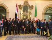فيديو.. السفير هشام بدر: إيطاليون يشاركون المصريين فرحة الانتخابات بمقر السفارة