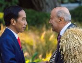 صور.. عرض لـ"الماورى" خلال استقبال الرئيس الإندونيسى فى نيوزيلند