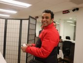 صور.. محمود الليثى يدلى بصوته فى انتخابات رئاسة الجمهورية بنيويورك