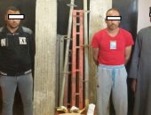ضبط تشكيل عصابى لسرقته معدات وأدوات حديدية من مشروع قناطر أسيوط الجديدة