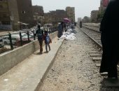 مصرع ربة منزل صدمها قطار فى البدرشين 