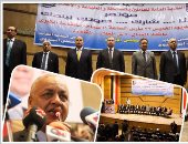 عمال مصر يؤيدون السيسى فى الانتخابات الرئاسية.. مؤتمر بحضور مئات العاملين بالصحافة والطباعة لدعم المشاركة فى الاستحقاق الانتخابى.. واتحاد عمال مصر: سنبهر العالم بالحشد.. وكرم جبر: الانتخابات أيام الوفاء للوطن