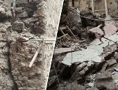فيديو.. مصرع سيدة وإصابة 3 إثر انهيار منزل فى شبين القناطر بالقليوبية