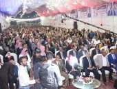 آلاف المواطنين بالسويس يعلنون تأييد الرئيس السيسى فى مؤتمر حاشد