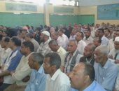 صور.. معلمو أسوان يدعون لحشد الناخبين للمشاركة وتأييد السيسى