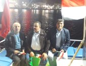 صور.. مسيرة نهرية بدمياط لدعم السيسي بانتخابات الرئاسة