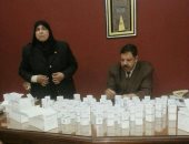 صور.. جمارك المطار تضبط محاولتى تهريب كمية من الأدوية والمستلزمات الطبية