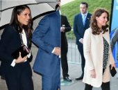 شغل سلايف.. "بنطلون وحذاء" يكشفان الغيرة بين "كيت ميدلتون" و"ميجان ميركل"