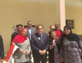 كمال الجنزورى يدلى بصوته فى الانتخابات الرئاسية 