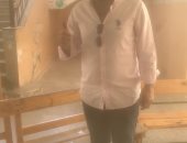 ياسر رضوان لاعب الأهلي السابق يدلى بصوته فى انتخابات الرئاسة بالشيخ زايد