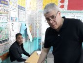 صور.. شوبير يدلى بصوته فى الانتخابات الرئاسية